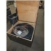 Image 1 : Wooden Box On Wheels Of Electrical Wire