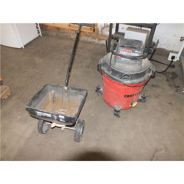 60 Liter Shop Vac & Grass Seed Spreader