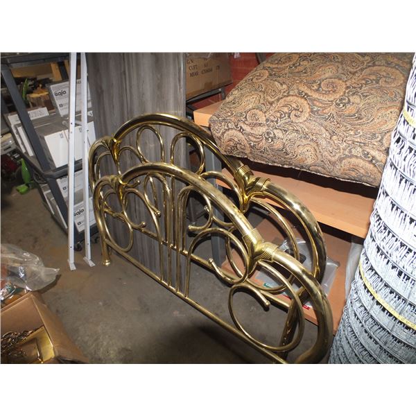 Brass Queen Sized Bed Frame w/ Rails