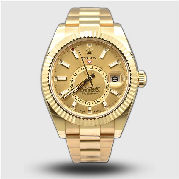 Rolex Skydweller YG Model # 326938