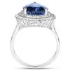 Image 2 : 5.16ct Tanzanite 14K White Gold Ring