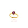 Image 2 : 1.27ct Pink Sapphire 18K YG 3.34gm Ring