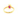 Image 3 : 1.27ct Pink Sapphire 18K YG 3.34gm Ring