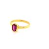 Image 4 : 1.27ct Pink Sapphire 18K YG 3.34gm Ring