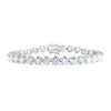 Image 2 : 10.35ct Diamond 14K White Gold Bracelet