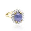 Image 4 : 5.81ct Natural Ceylon Star Sapphire 14K Yellow Gold Ring