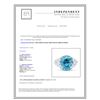 Image 3 : 10.02ct blue zircon & Diamond Ring