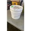 Image 1 : BUCKET OF BASE CRETE PAINT ON RUBBER SEALANT