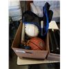 Image 2 : 2 BOXES OF SPORTING GOODS AND ELECTRONICS