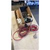 Image 1 : BOX OF TOOLS AND EXTENTION CORD