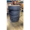 Image 1 : SET OF FOUR 285/65R16 TIRES ON 8 BOLT RIMS