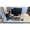 Image 1 : DELL I3 WITH WINDOWS, NO PASSWORD, 500 GB HDD, 4 GB RAM, WIFI  INCLUDES MONITOR KEYBOARD AND MOUSE