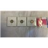 Image 2 : 3 CANADIAN SILVER 10 CENT COINS - 1936 LAST GEORGE V, 1938 AND 1939 GEORGE VI