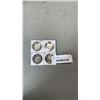 Image 1 : LOT OF 4 1968 CANADIAN SILVER COINS