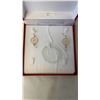 Image 1 : CLEAR QUARTZ BRACELET WITH EARRINGS