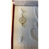 Image 2 : CLEAR QUARTZ BRACELET WITH EARRINGS
