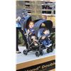 Image 2 : AS NEW BABY TRENDS SIT N STAND DOUBLE STROLLER- RETAIL $299