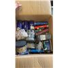 Image 2 : 2 BOXES OF CRAFT SUPPLIES, ROCK, GEMS AND HANDBAGS