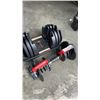 Image 2 : BOW FLEX SELECT TECH DUMBELL 52.5 LBS TESTED WORKING - RETAIL $549