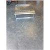 Image 2 : MODERN SLATTED INDOOR/OUTDOOR STAINLESS STEEL COFFEE TABLE