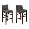 Image 1 : AS NEW PAIR OF BRASSEX 24" BARSTOOLS - RETAIL $269