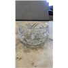 Image 2 : LOT OF PIN WHEEL CRYSTAL AND DECANTERS