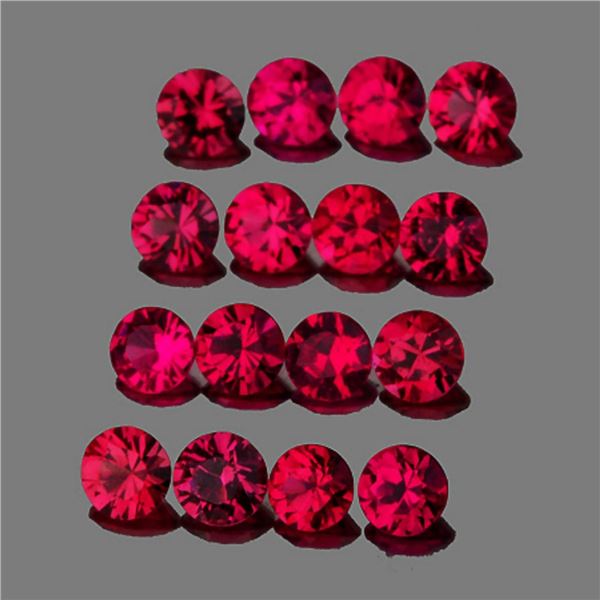 Natural Burma Red Spinel 20 Pcs {VVS1}