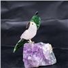 Image 1 : Natural Stone Handcarved Quartz Bird