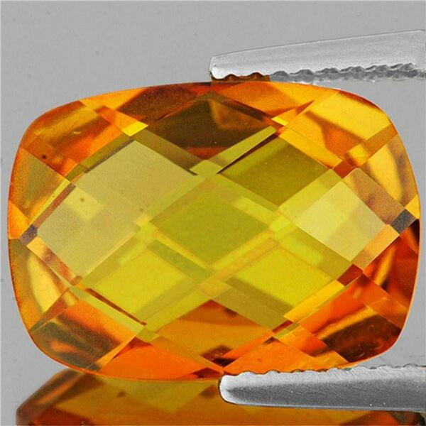 NATURAL YELLOW MYSTIC TOPAZ BRAZIL 14x10 MM - VVS