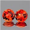 Image 1 : Natural Orange Andesine Pair [Flawless-VVS]