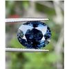 Image 1 : Natural Oval Cobalt Blue Spinel 7.06 Cts - Untreated