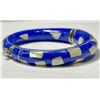 Image 1 : Natural Tibet Hand Made Lapiz Lazuli and Sea Shell Bangle