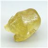 Image 2 : Natural Yellow Lemon Quartz Handcaved Bear 245.09 CT