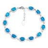 Image 1 : Natural Ethiopian  Blue Opal Bracelet