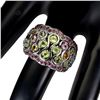 Image 1 : Natural Peridot Tanzanite Tourmaline Ring