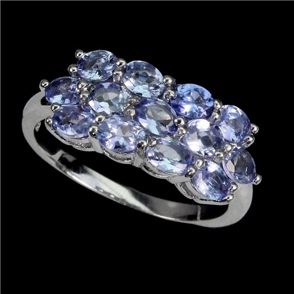 Natural Violet/Blue Tanzanite Ring