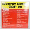 Image 1 : COUNTRY MUSIC'S TOP 20 VINYL RECORD