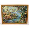 Image 1 : FRAMED NATURE THEME PUZZLE (APPROX 39.5" X 30")