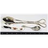 Image 1 : SILVER PLATED SALAD SERVER WITH SILVER PLATED J.M