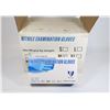 Image 1 : CASE OF NITRILE EXAMINATION GLOVES SIZE MEDIUM