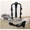 Image 1 : 1.23"/2" HITCH MOUNTED HANGING BIKE RACK- 3 BIKE