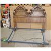 Image 1 : QUEEN BED FRAME WITH HEADBOARD (61" WIDE)