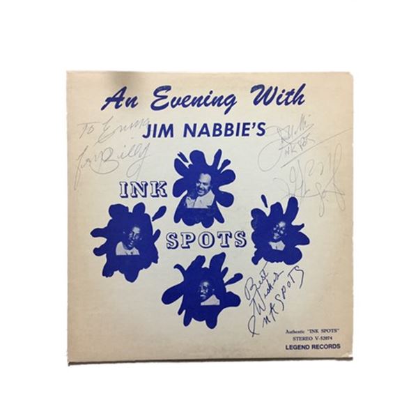 An Evening with Jim Nabbie's Ink Spots Billy Byrd Signed Album