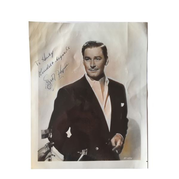 Errol Flynn Autograph