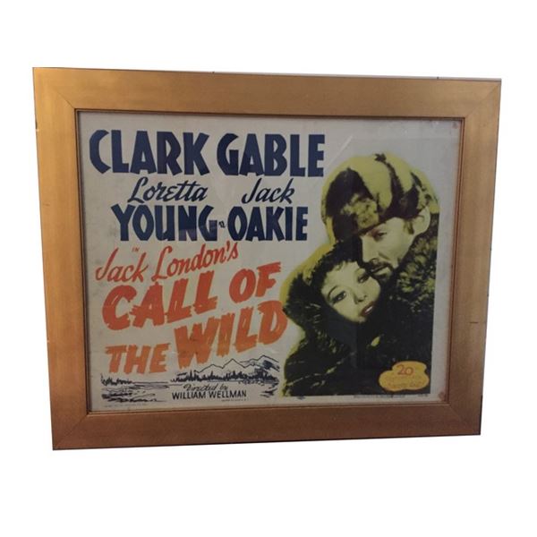 Jack London's "Call of the Wild" Movie Poster 1953
