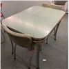 Image 2 : Vintage Dining set - includes 1 table & 2 chairs