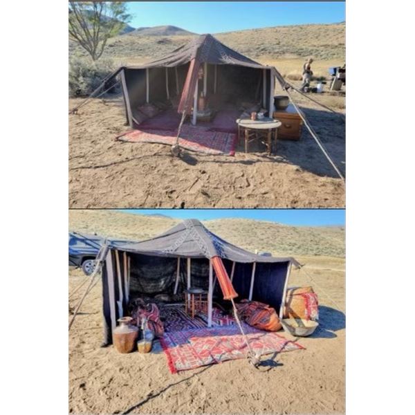 Group of 6 Bedouin tents & 1 White Canvas Tent - Retail Value - USD$37000