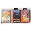Image 1 : LOT OF 3 SEGA GENESIS