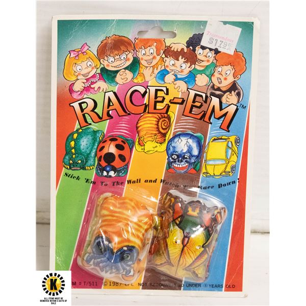 SEALED 1987 RACE-EM 2-PACK