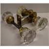 Image 1 : VINTAGE (2) GLASS DOOR KNOBS
